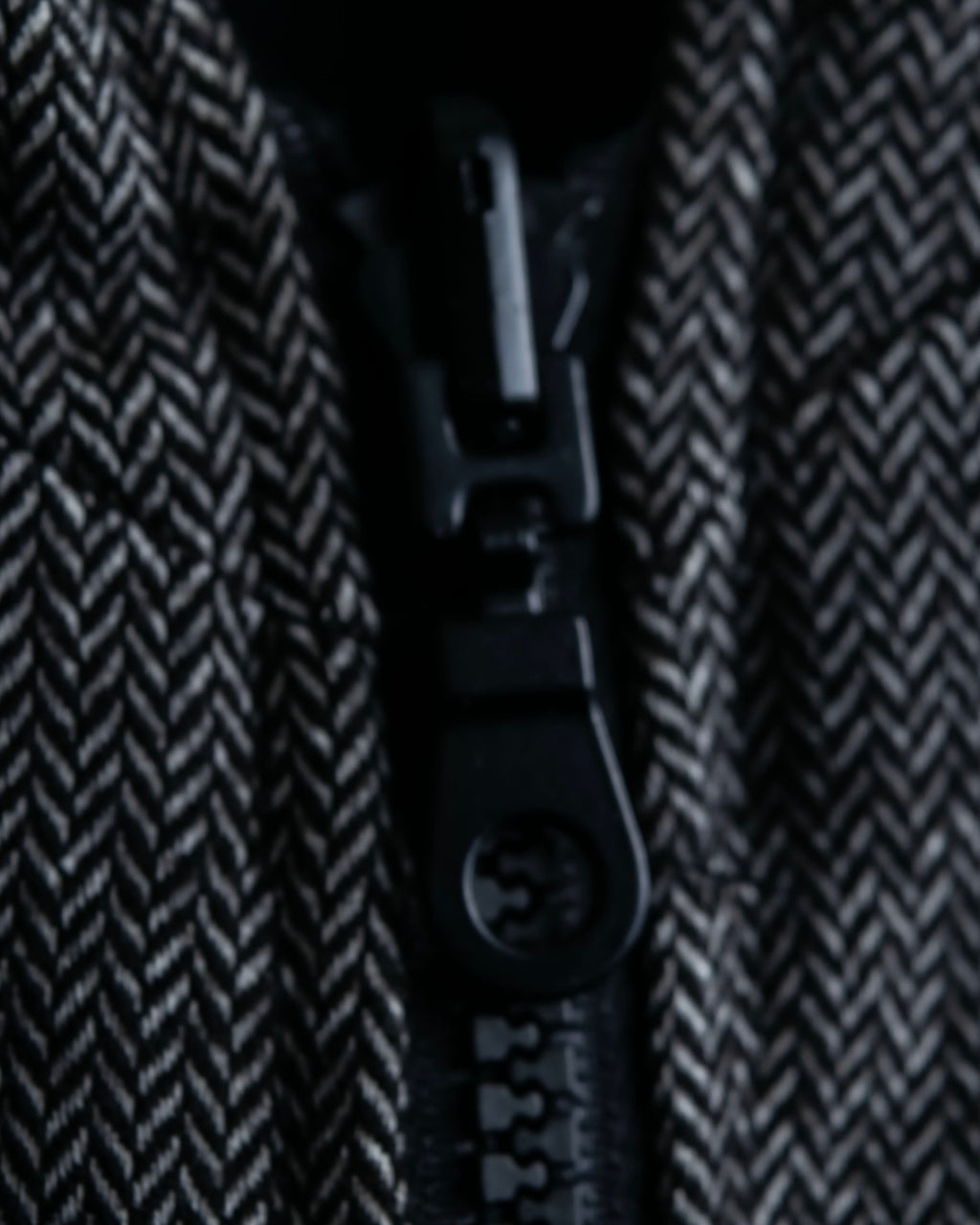 "JUNYA WATANABE" Cotton Herringbone Hoodie Jacket