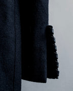 "GIANFRANCO FERRE" Virgin wool leather piping jacket