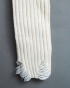 Distressed long sleeve knit