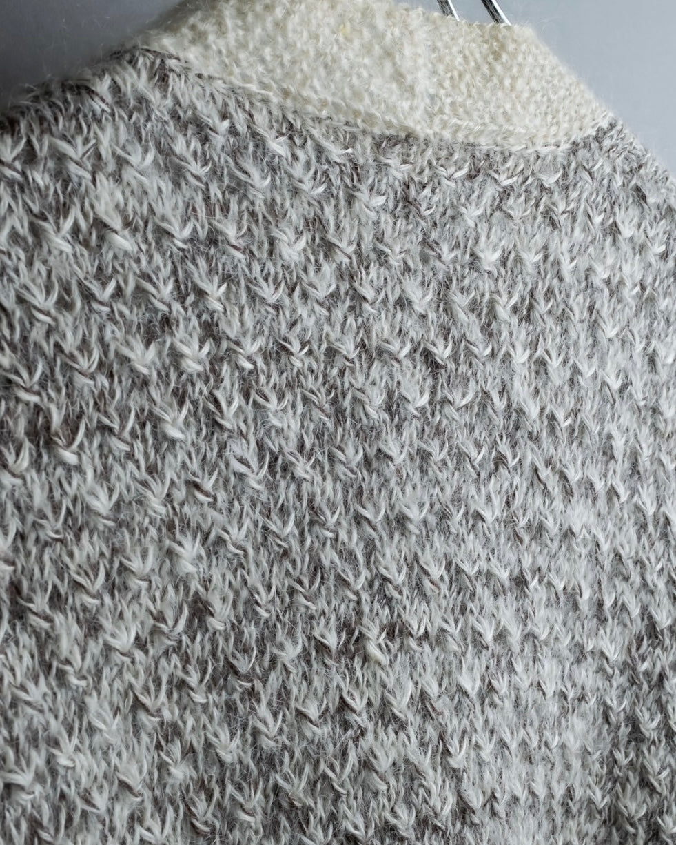 Vintage low gauge knit cardigan