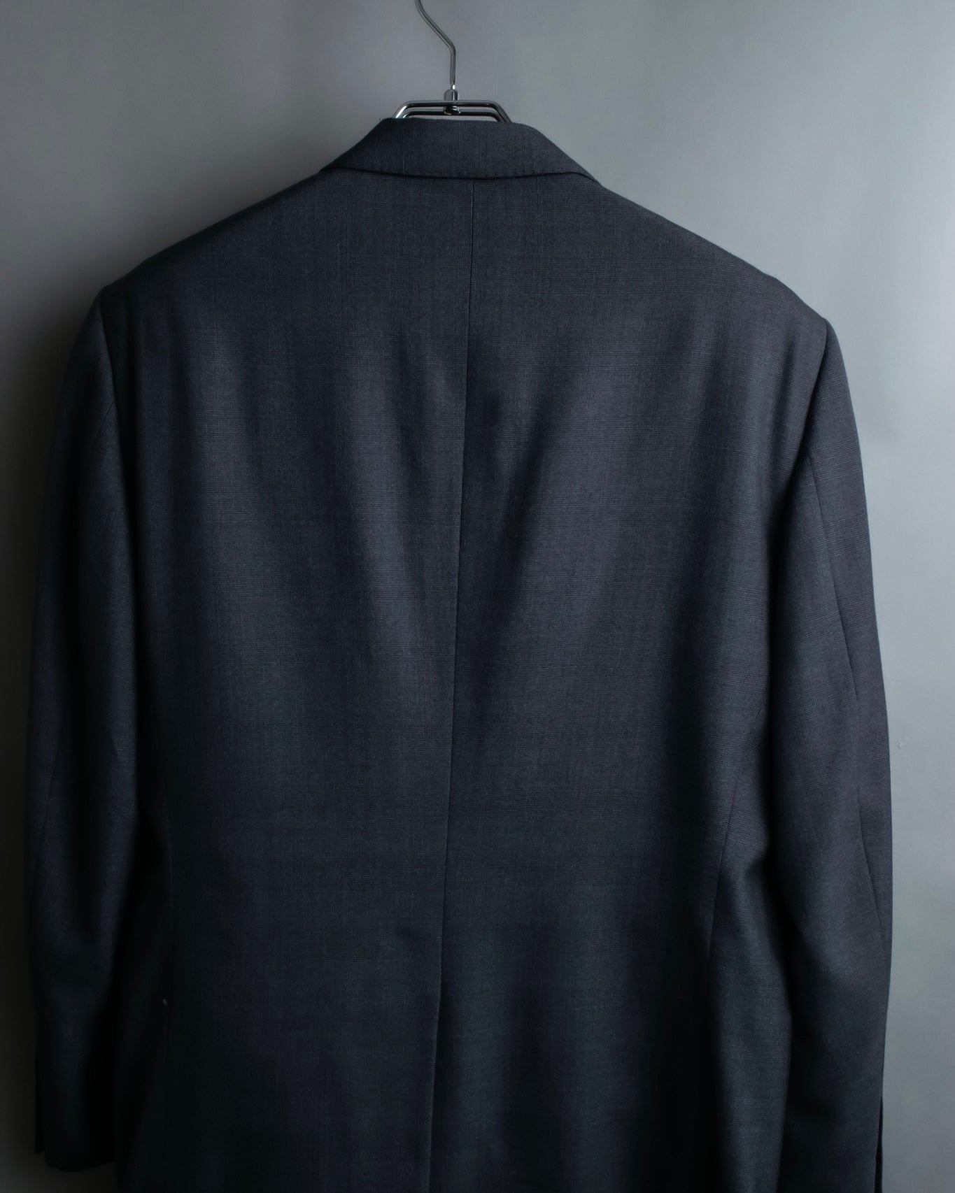 "KANSAI YAMAMOTO" Grey hidden check three-piece set up