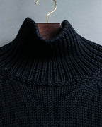 "GUCCI" Oversized high neck design rib knit