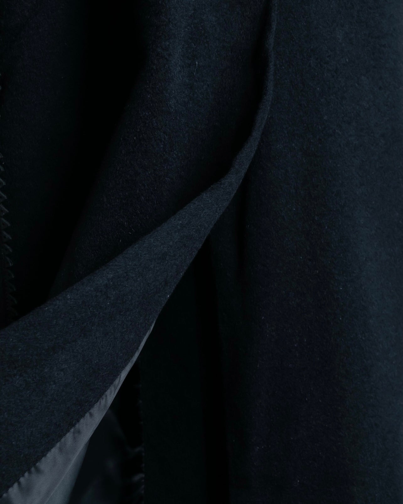 "ANTONIO BERARDI" Super long beautiful kashigora blend coat