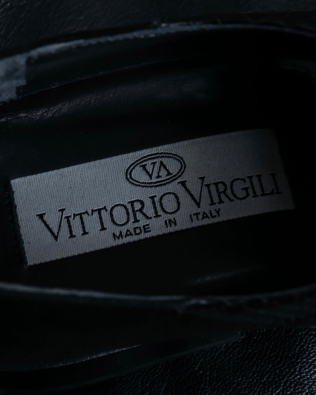 Python leather combination loafers