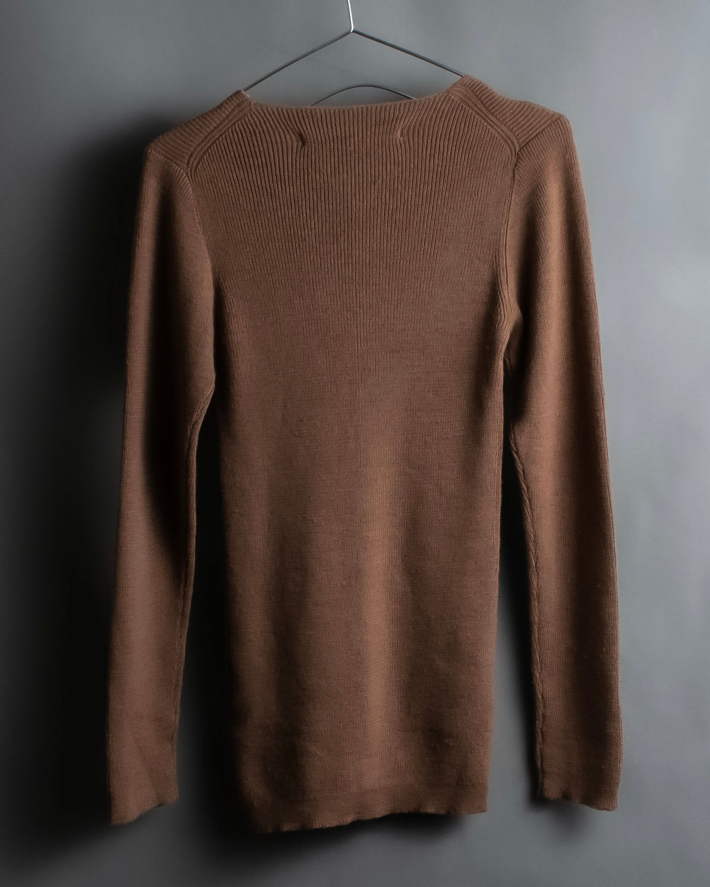 “Comme des garçons ” u-neck knit cardigan