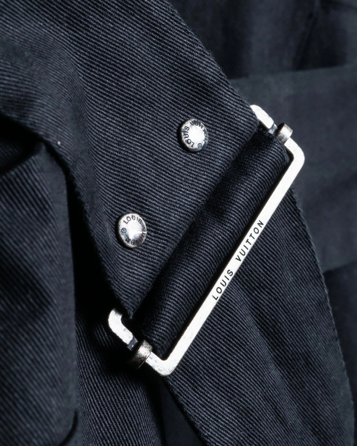 "Louis Vuitton" Peak lapel cotton coat