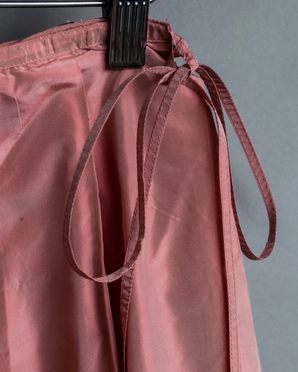 Pink Silky Flare Skirt