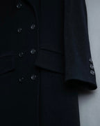 Vintage cashmere blend super long coat