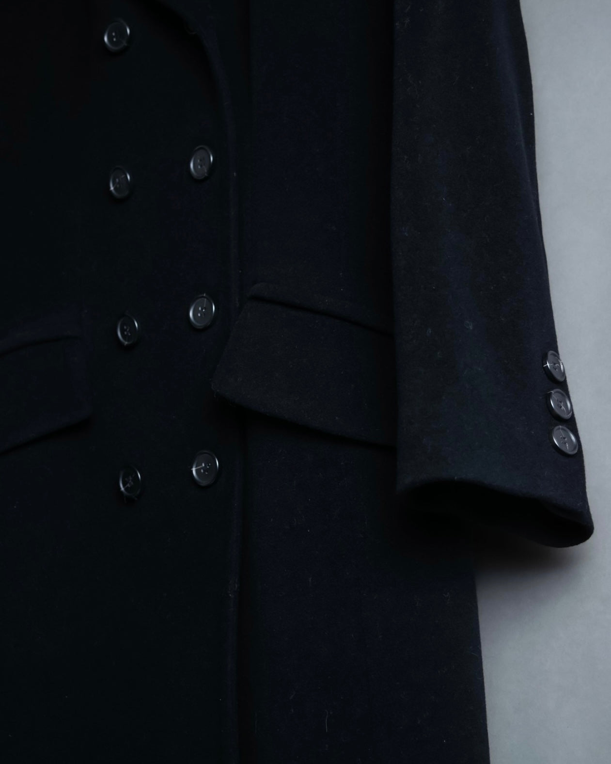 Vintage cashmere blend super long coat