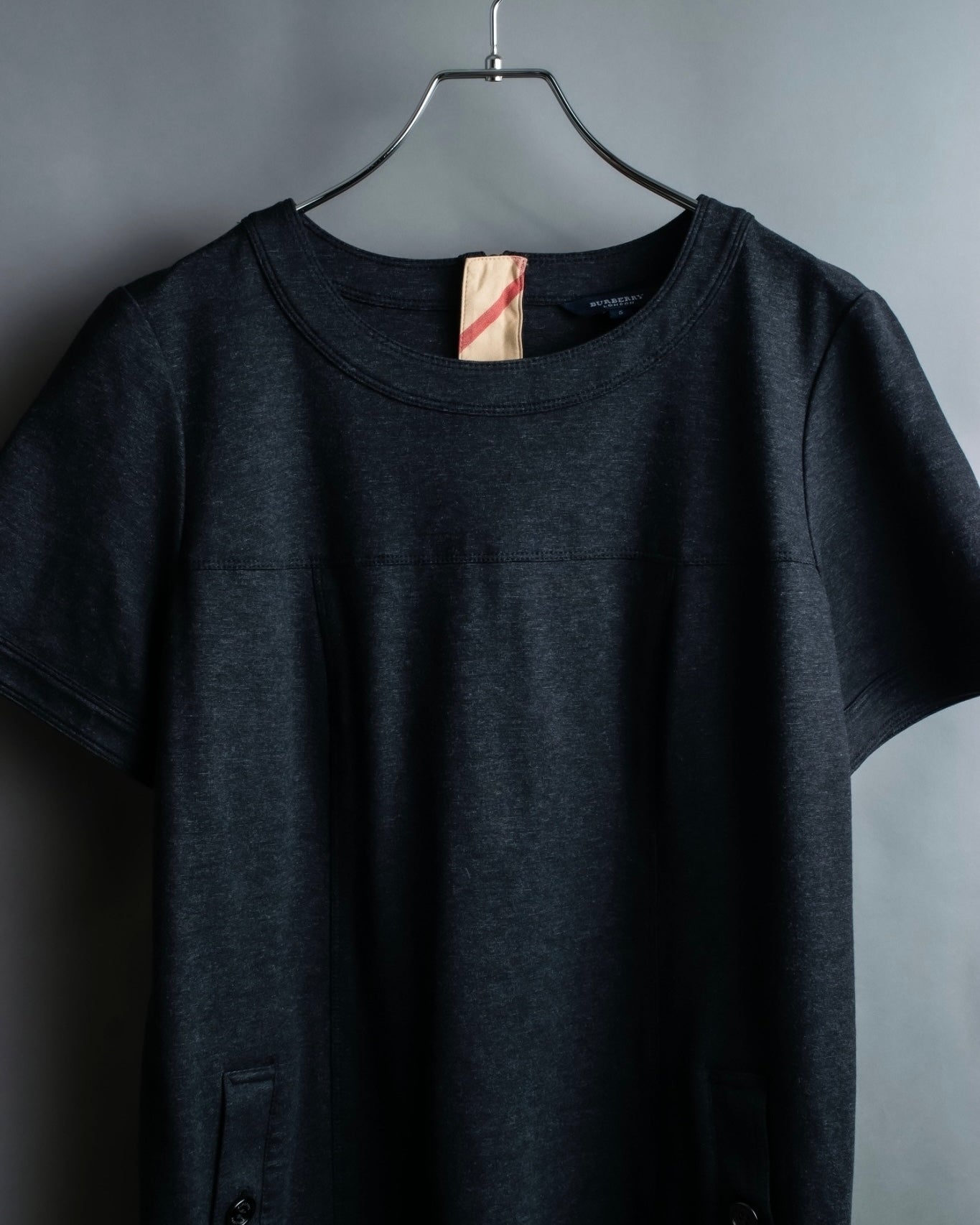 "Burberry london" Zip-up detail pocket T-shirt