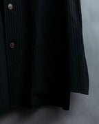 "Paul Smith London" Stitch design stripe compact lapel single tailored jacket
