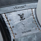 "Louis Vuitton" square toe leather lace-up boots