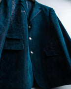 XL Vintage iridescent corduroy tailored jacket