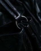 "YSL" Leather belt detail shoulder bag
