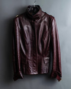 “GUCCI” Beautiful genuine sheep leather jacket