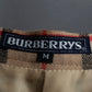 "Burberry's (70-80's)" Nova check side zip pleated skirt