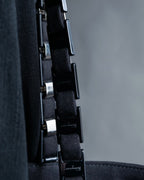 "Salvatore Ferragamo" iron chain shoulder bag