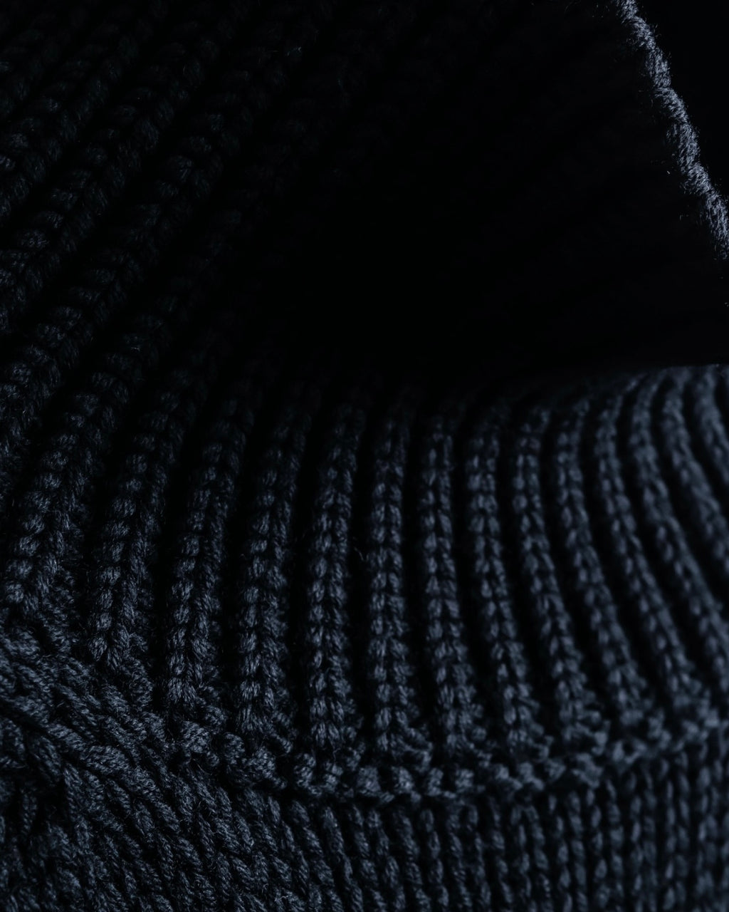 "GUCCI" Oversized high neck design rib knit