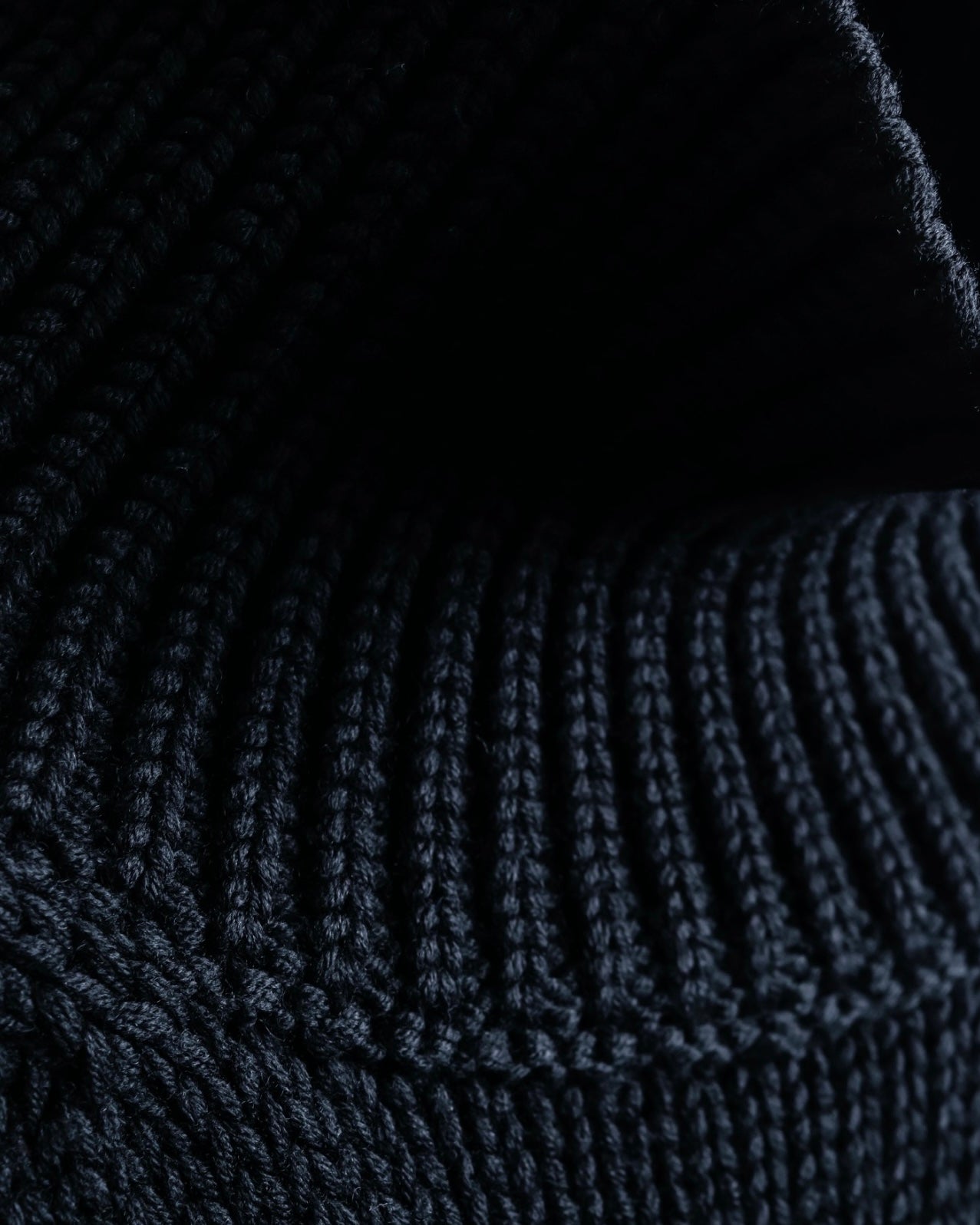 "GUCCI" Oversized high neck design rib knit