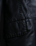 "Emporio Armani" leather stitch special design jacket