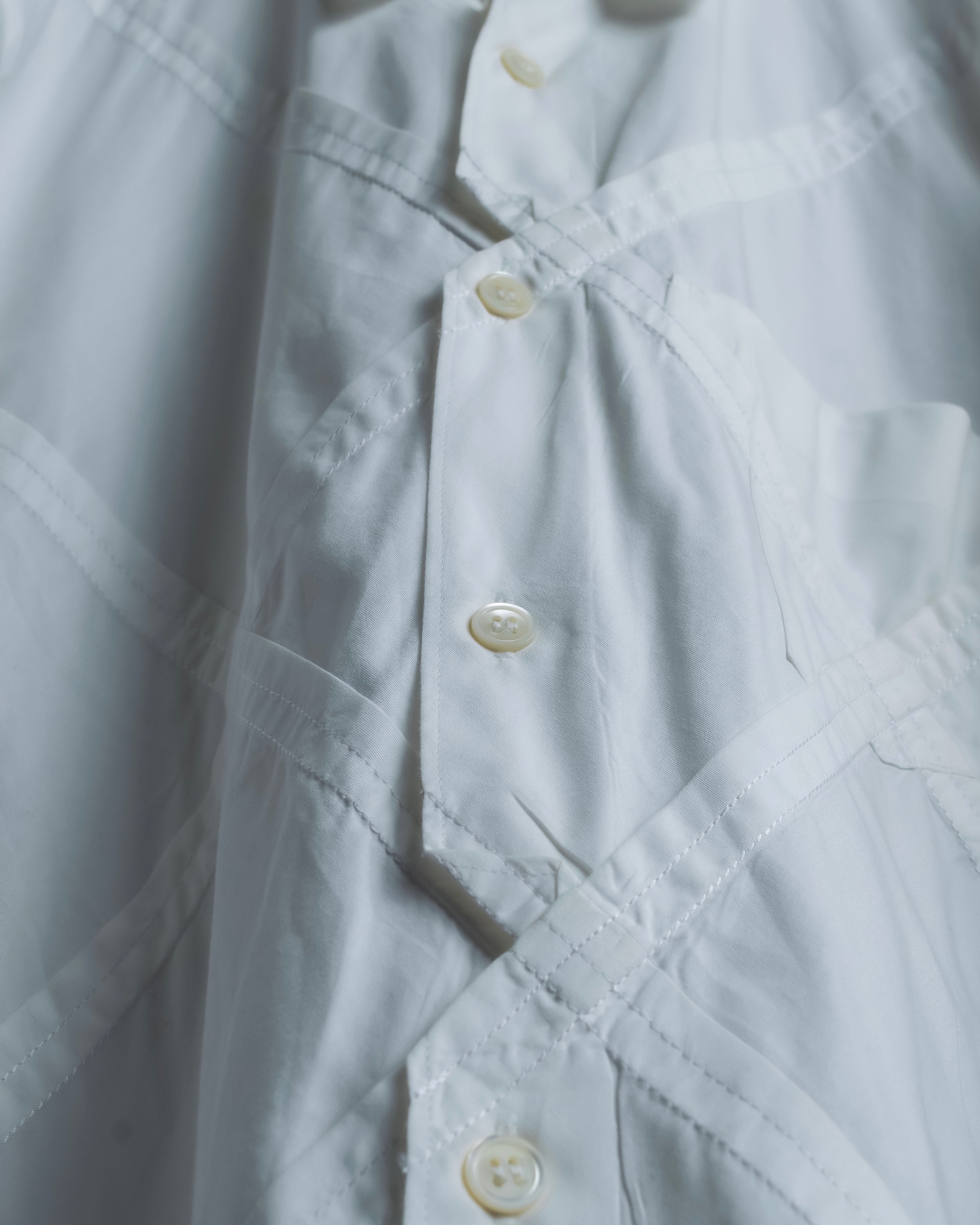 “Comme des Garçons Homme Plus Ever Green” special diagonal cut designed shirt