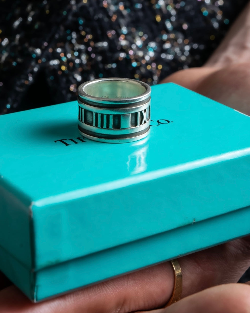 "Tiffany&Co. Perfect condition Atlas ring