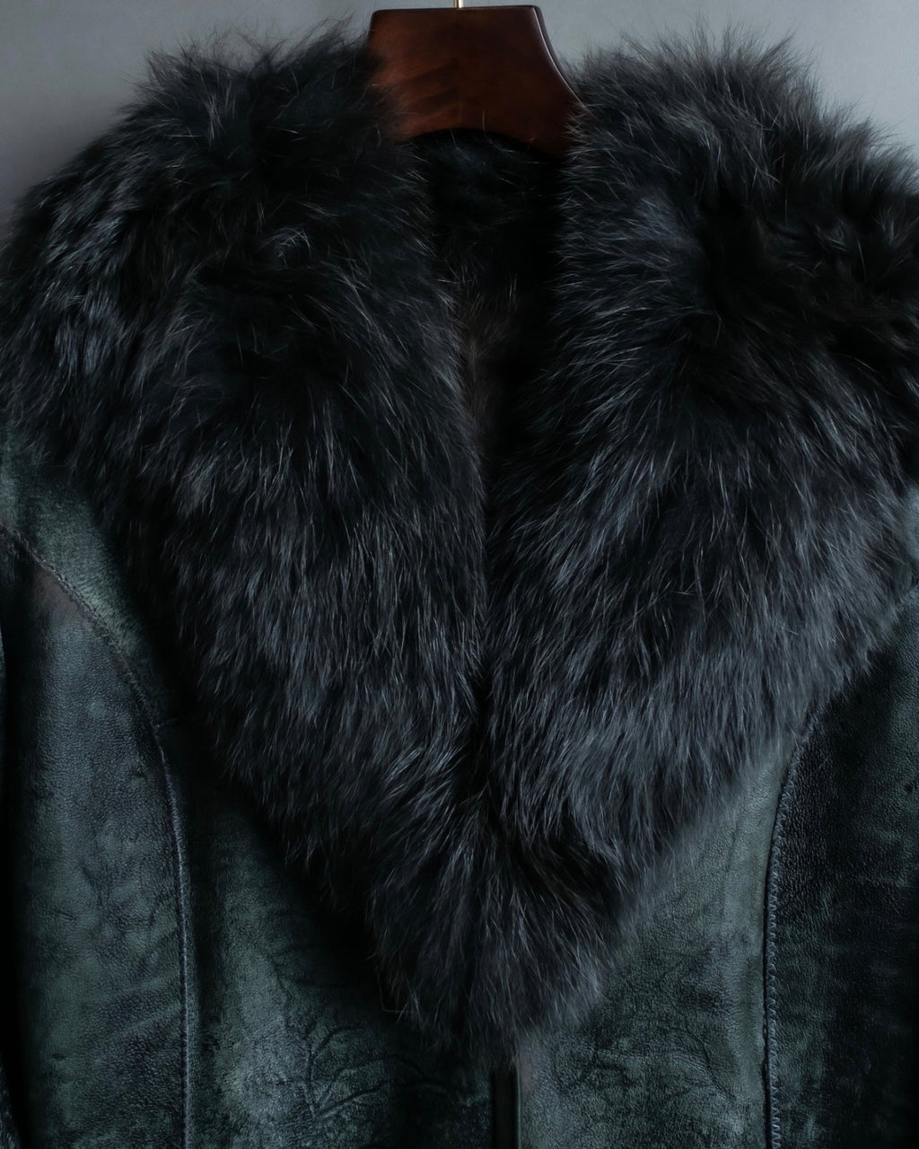 Vintage Rabbit & Fox Real Fur Coat