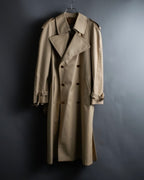 "GUCCI 70-80's" Big collar design oversize design trench coat