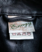 Vintage Leather x CORDUROY combination trench coat