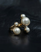 "Dior" pearl tree design ring