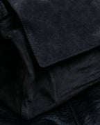 "JIL SANDER" Beautiful suede leather handbag