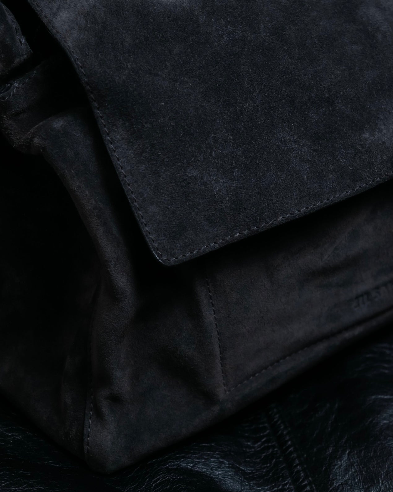 "JIL SANDER" Beautiful suede leather handbag