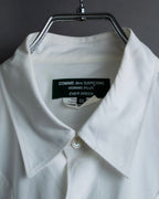 “Comme des Garçons Homme Plus Ever Green” special diagonal cut designed shirt
