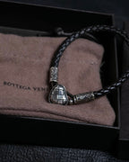 "BOTTEGA VENETA" Leather braided bangle