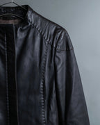 "Emporio Armani" leather stitch special design jacket