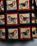 "EMPORIO ARMANI" Total Horse Pattern Four Button Jacket