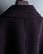 "GIANFRANCO FERRE white" riders design double zip coat