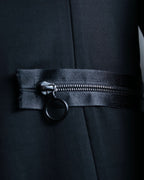 "LANVIN en Bleu" Tape-decorated tailored jacket