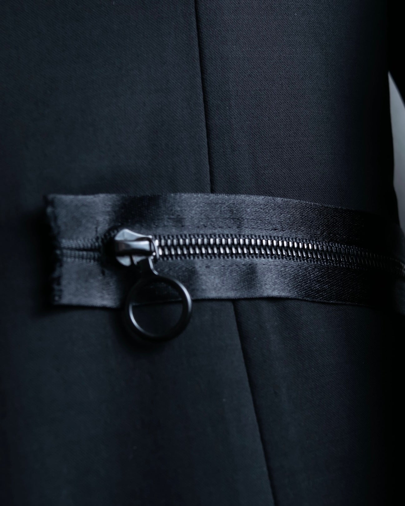 "LANVIN en Bleu" Tape-decorated tailored jacket