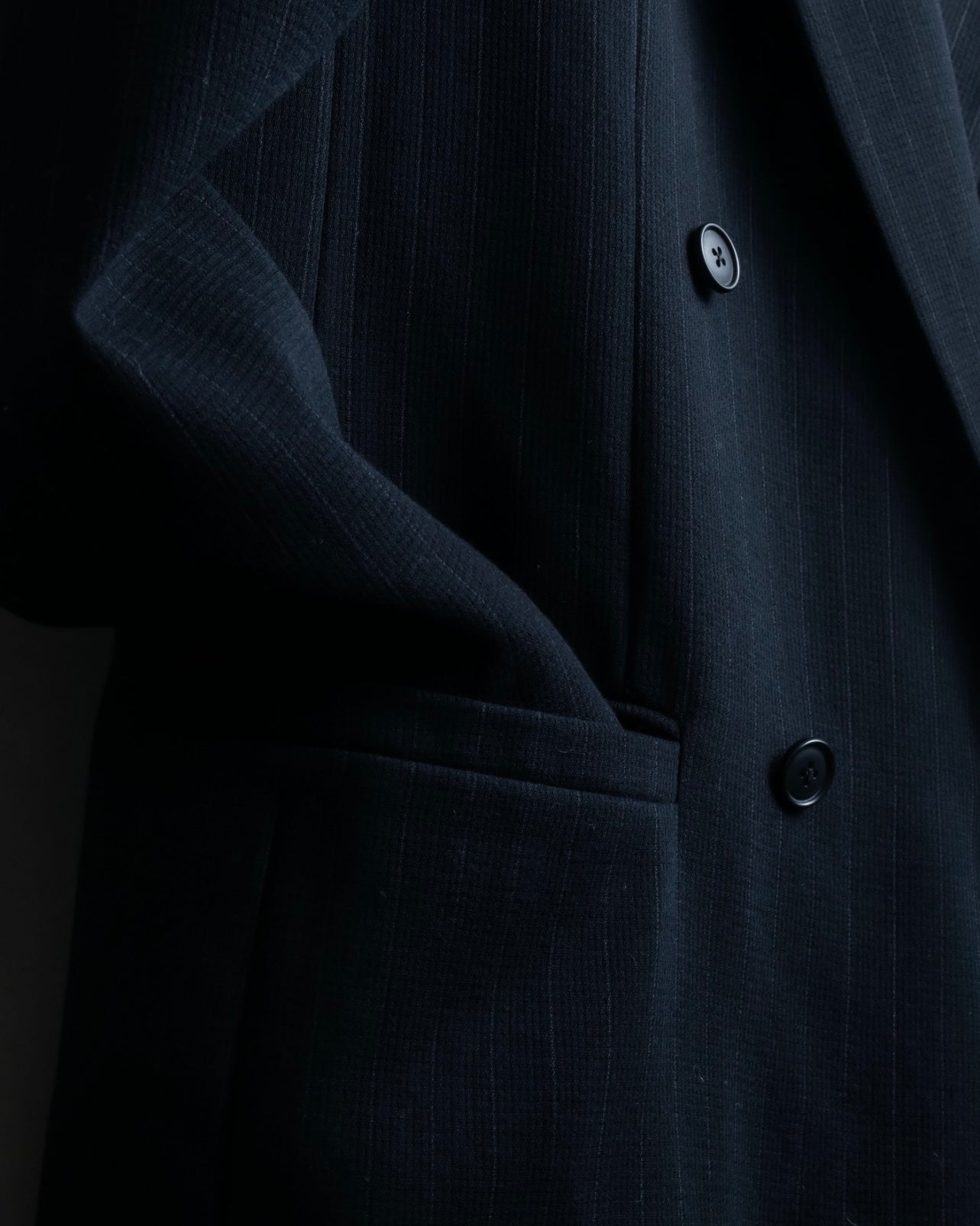 "VERSACE classic" power shoulder stripe tailored jacket setup