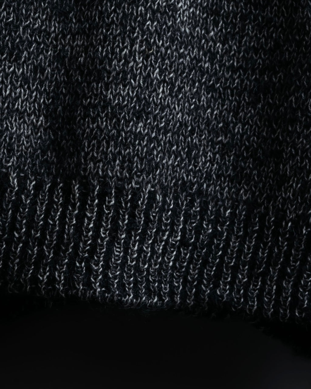 "VERSUS" Mohair blend lana wool high neck design knit