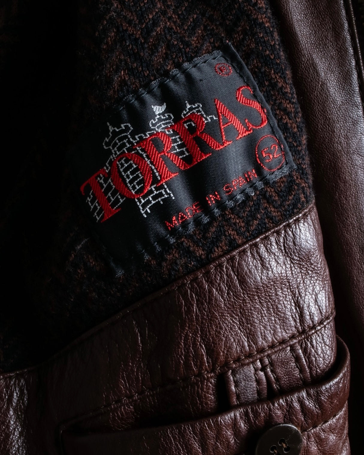 Vintage super oversized leather coat