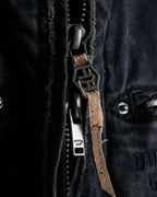 "DIESEL" Double zip gimmick jacket