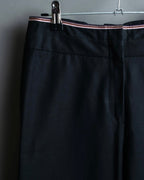 "KENZO" marine design super flare pants