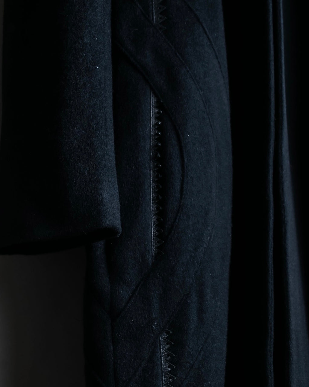 "ANTONIO BERARDI" Super long beautiful kashigora blend coat