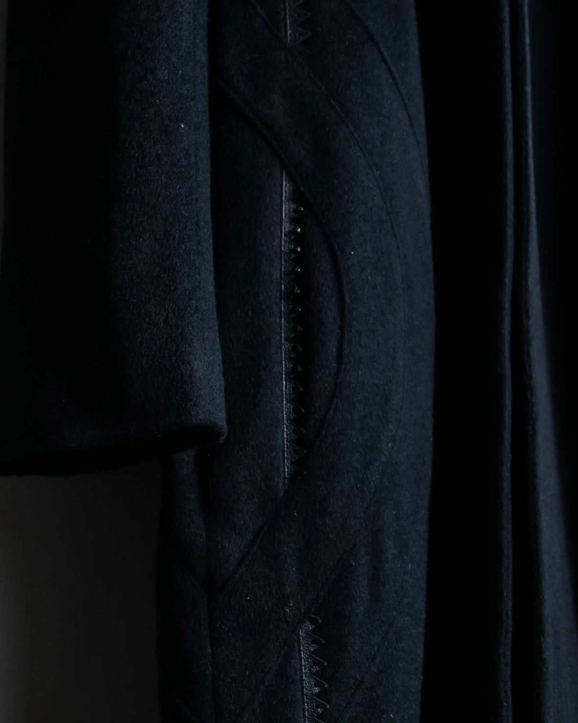 "ANTONIO BERARDI" Super long beautiful kashigora blend coat