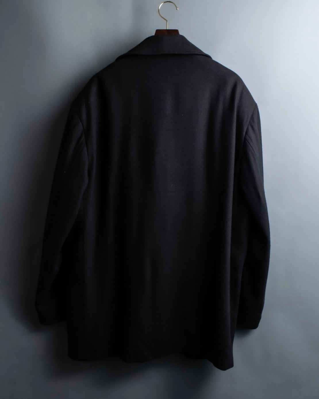 Vintage herringbone drop shoulder p coat