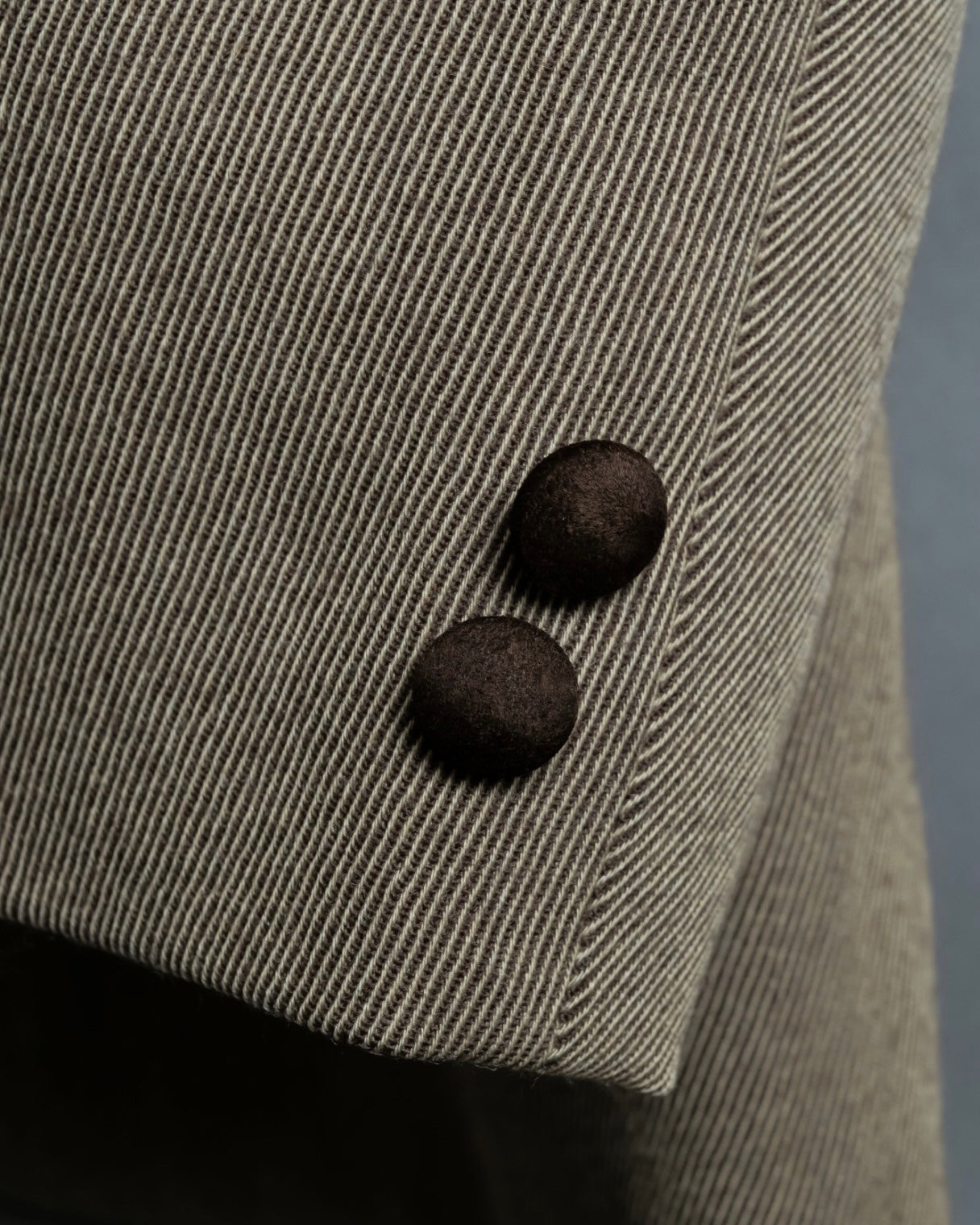 "EMPORIO ARMANI" Virgin Wool Shawl Collar Tailored Jacket