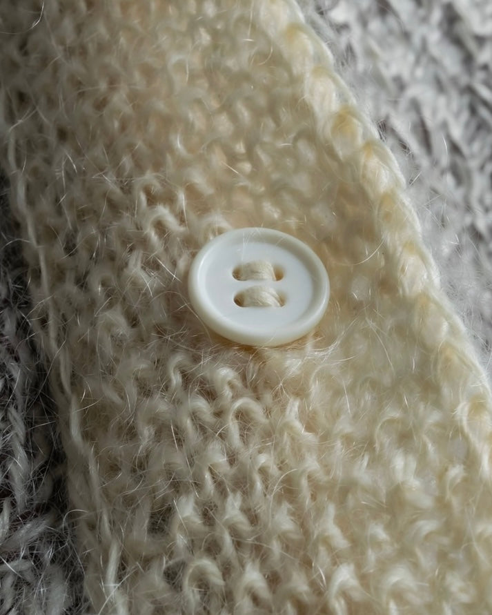 Vintage low gauge knit cardigan