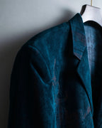 XL Vintage iridescent corduroy tailored jacket